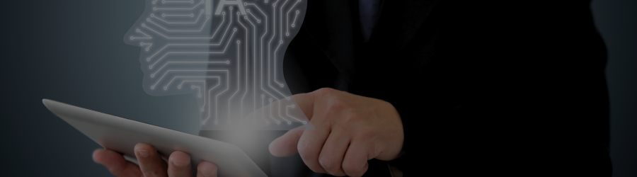 AI content creation concept
